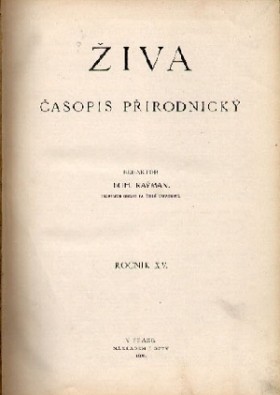 Obálka časopisu Živa 1905/9