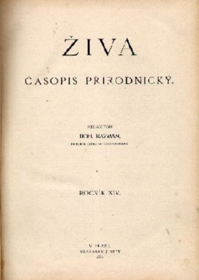 Obálka časopisu Živa 1904/1