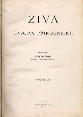 Obálka časopisu Živa 1901/1