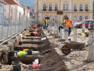 Obr. 8. Celkový záběr na výzkum na Mírovém náměstí (foto ARUP)