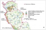 Současné rozšíření druhu. Mimo výřez mapy se nachází lokalita Nová Ves u Hříškova, průsek pod elektrickým vedením. Mapový podklad © Správa CHKO Český les