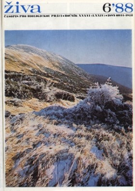 Obálka časopisu Živa 1988/6