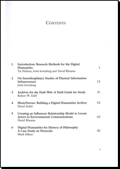 Research methods for the digital humanities