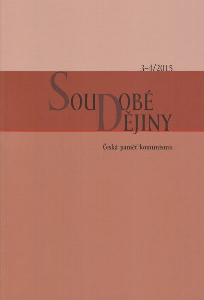 Soudobé dějiny 3-4 / 2015