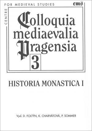 publikace Historia monastica I