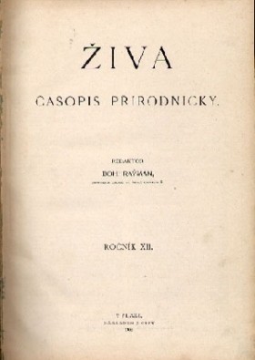 Obálka časopisu Živa 1902/10