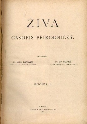 Obálka časopisu Živa 1891/3