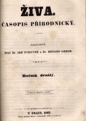 Obálka časopisu Živa 1862/2