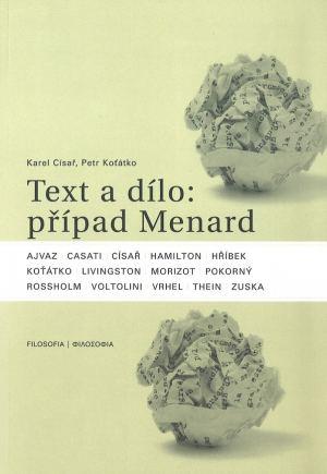 publikace Text a dílo: případ Menard