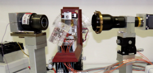 Laboratory high-throughput SPR sensor based on SPR imaging and polarization contrast.