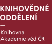 Knihovna Akademie věd ČR – Knihovědné oddělení