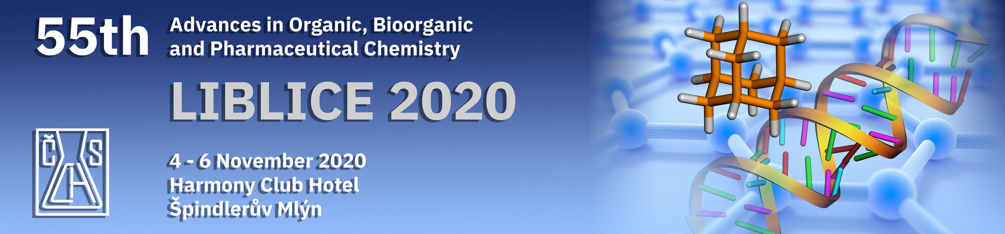 Liblice 2020 – 55th Advances in Organic, Bioorganic and Pharmaceutical Chemistry