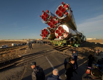Nosná raketa Sojuz FG s kosmickou lodí
