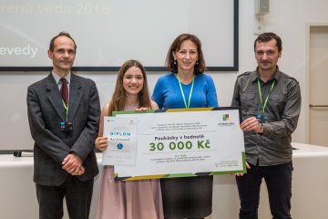 1. místo v Otevřené vědě 2018 získala stážistka ÚEM Hana Bernhardová