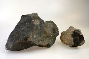 Stonařovské meteority ze stálé expozice Muzea Vysočiny Jihlava