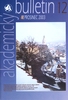 Cover Akademic bulletin  12/2003