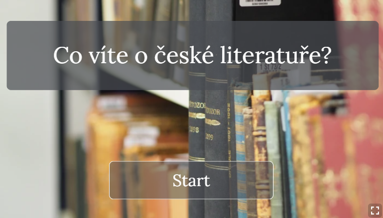 Kvíz Co víte o české literatuře