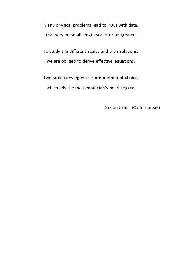 Poetry by S. Reichelt and D. Peschka