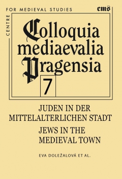 publikace Juden in der mittelalterlichen Stadt/Jews in the medieval town