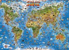 Mapa - Dětská mapa světa 