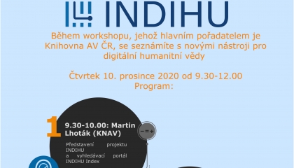 pozvánka na online workshop INDIHU