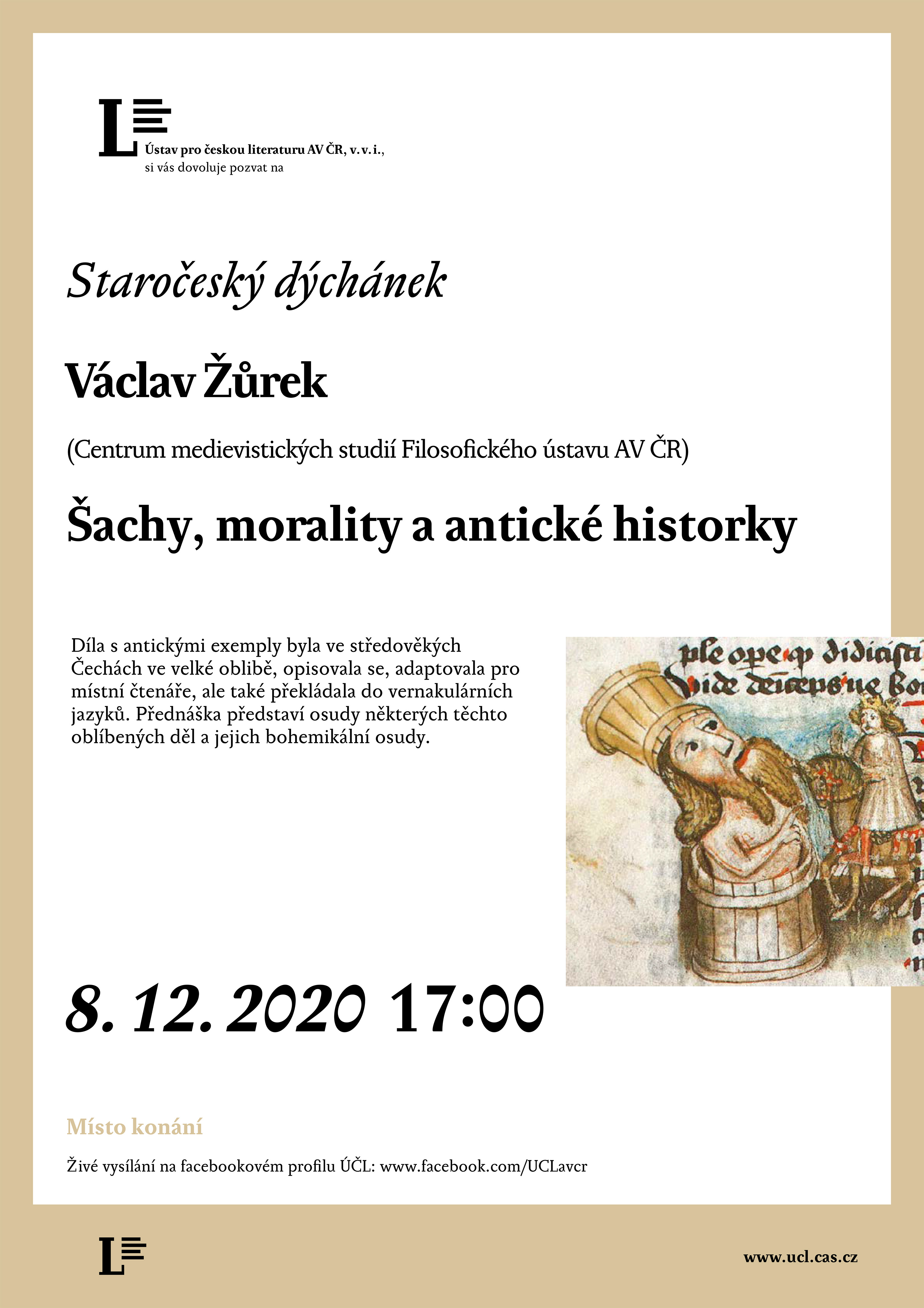 Staročeský dýchánek: Šachy, morality a antické historky