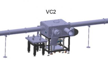 Experimentální uspořádání vakuových komor HHG Beamline