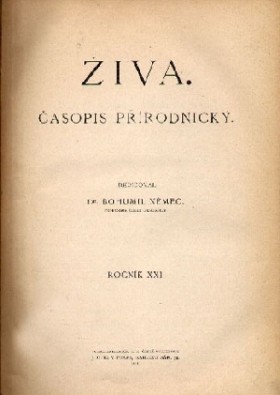 Obálka časopisu Živa 1911/4