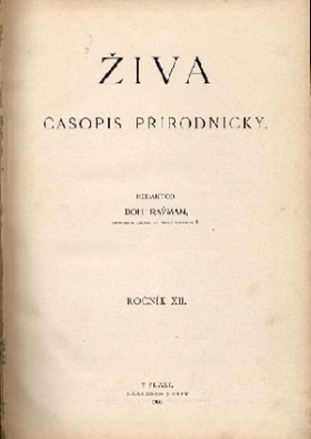 Obálka časopisu Živa 1902/3