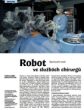 Robot ve službách chirurgů: Operace přes oceán (Vesmír, č. 1/2007)