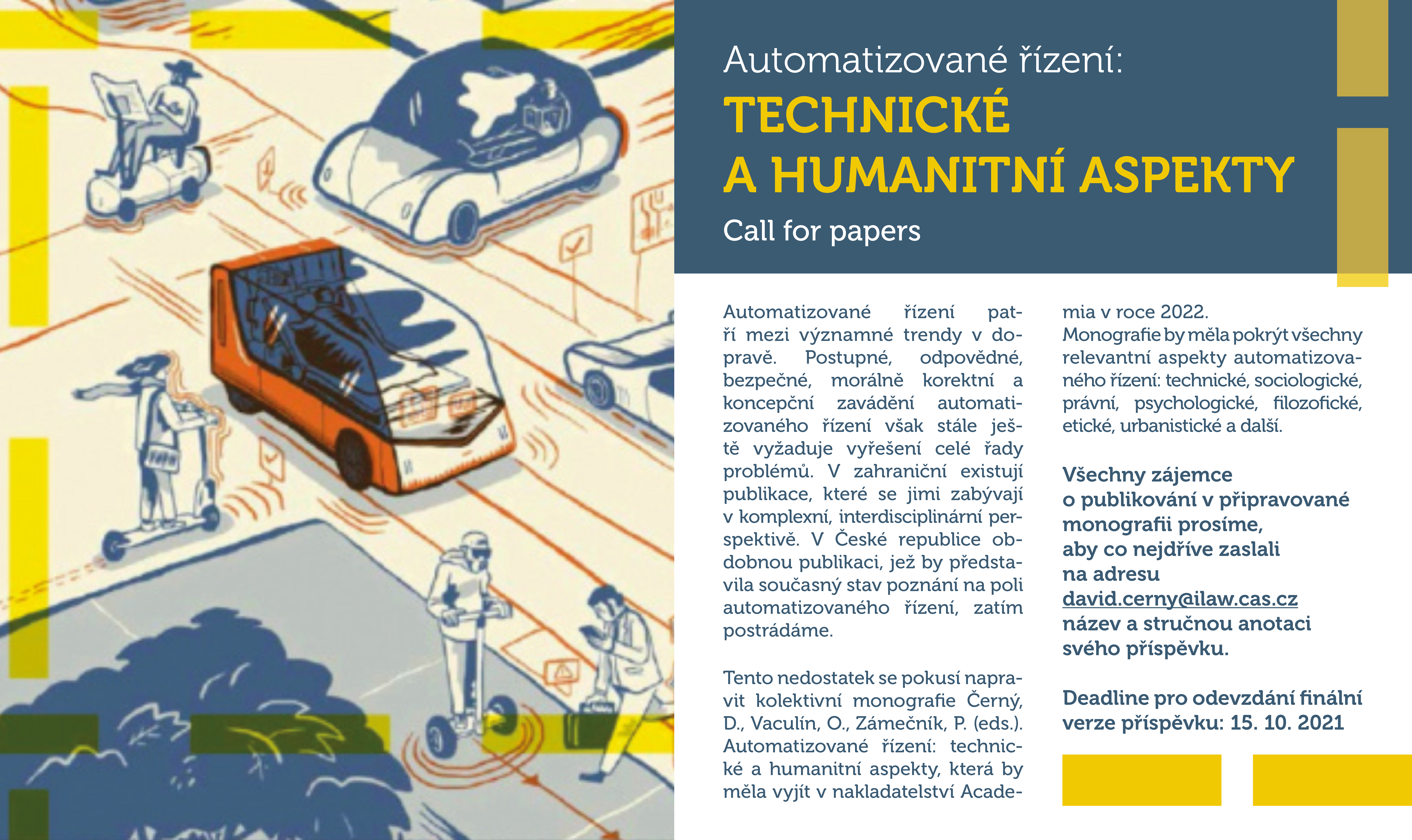 Automatizované řízení: TECHNICKÉ A HUMANITNÍ ASPEKTY