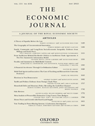 Cover image of current issue from The Economic Journal