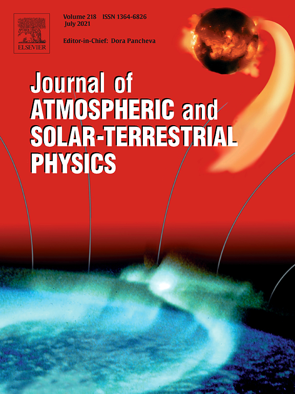 Go to journal home page - Journal of Atmospheric and Solar-Terrestrial Physics