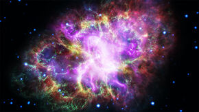 composite image of the Crab Nebula