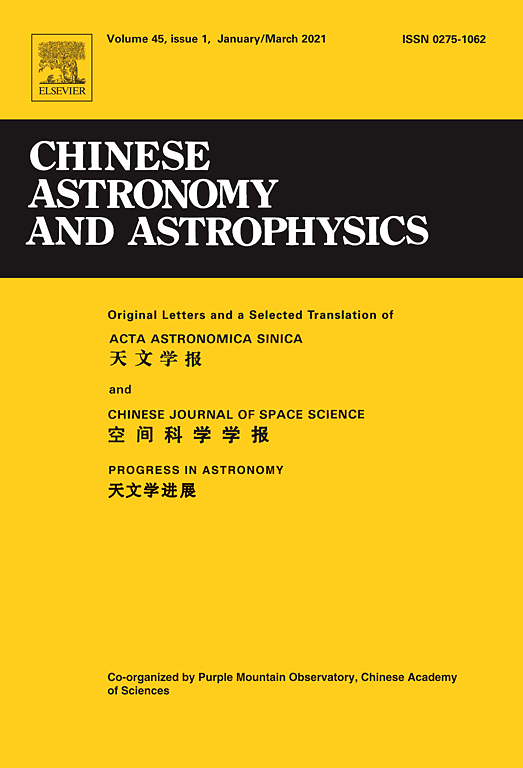 Go to journal home page - Chinese Astronomy and Astrophysics