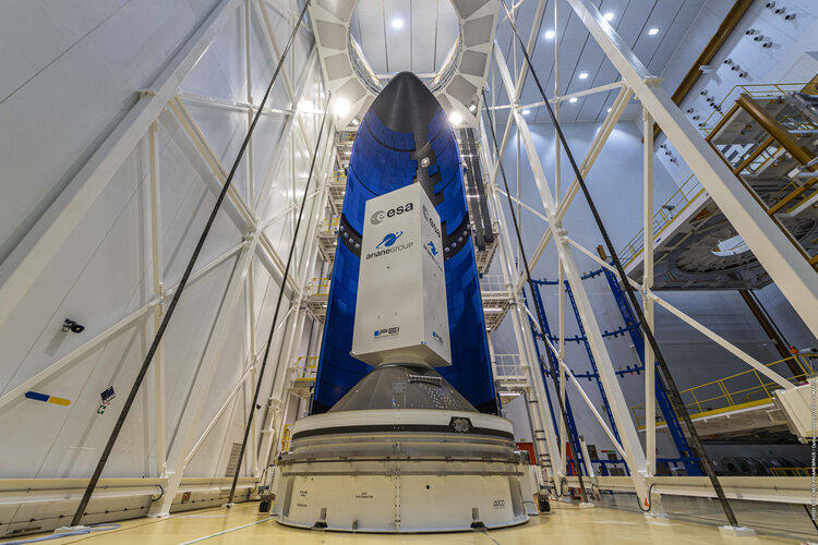 First Ariane 6 fairing at Europe’s Spaceport