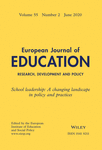 View Table of Contents for European Journal of Education volume 55 issue 2
