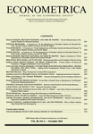 View Table of Contents for Econometrica volume 88 issue 6