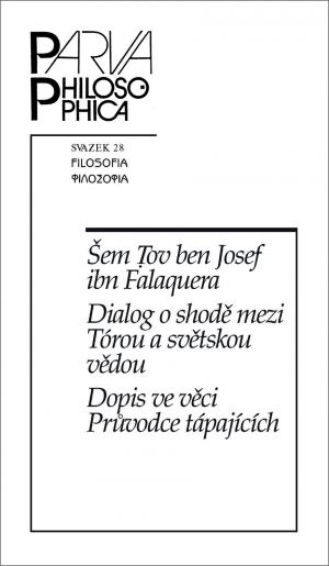 obálka publikace Dialog o shodě mezi Tórou a světskou vědou. Dopis ve věci Průvodce tápajících