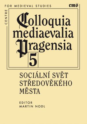 publikace Sociální svět středověkého města