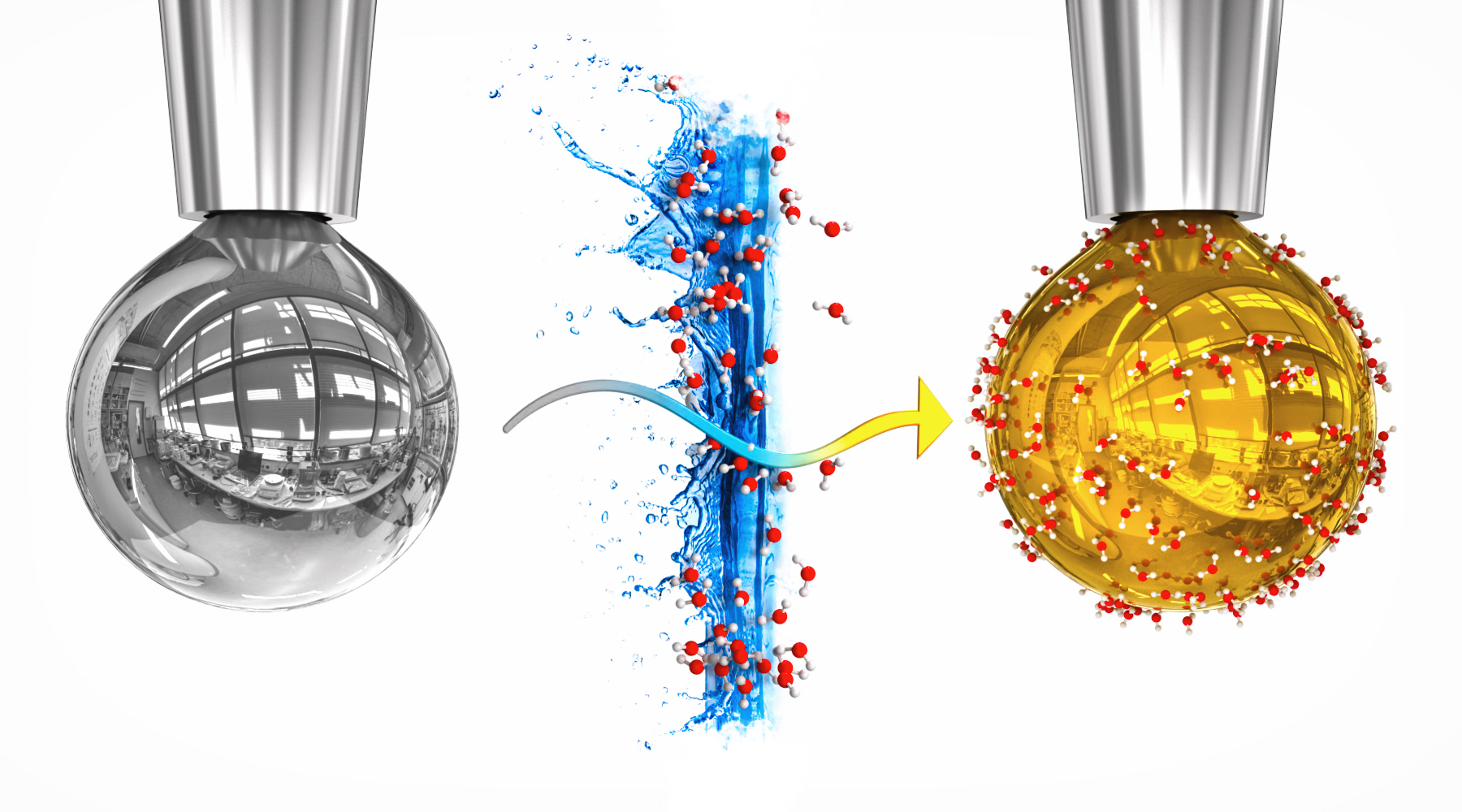 Metallic water prepared for the first time under terrestrial conditions