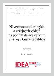 Návratnost soukromých a veřejných výdajů na podnikatelský výzkum a vývoj v České republice