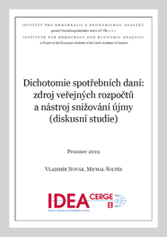 Dichotomie spotřebních daní: zdroj veřejných rozpočtů a nástroj snižování újmy (diskusní studie)