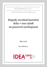 Dopady zavedení karenční doby v roce 2008 na pracovní neschopnost