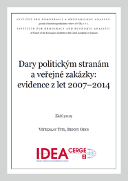 Dary politickým stranám a veřejné zakázky: evidence z let 2007-2014