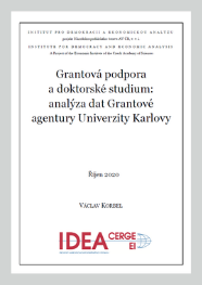 Grantová podpora a doktorské studium: analýza dat Grantové agentury Univerzity Karlovy