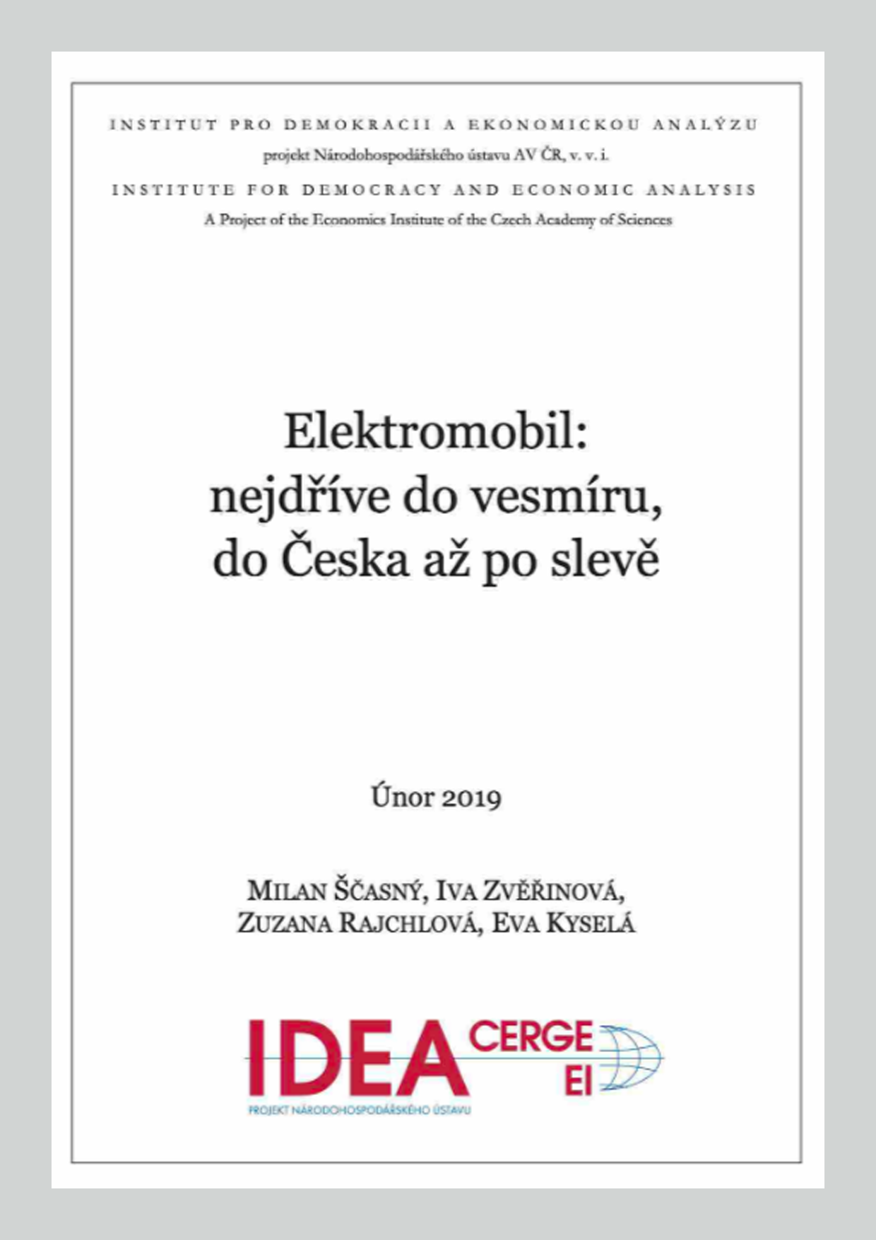 Elektromobil: nejdříve do vesmíru, do Česka až po slevě