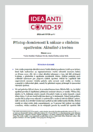 Přístup domácností k nákaze a vládním opatřením: Aktuálně z terénu