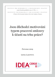 Jsou důchodci motivováni typem pracovní smlouvy k účasti na trhu práce?