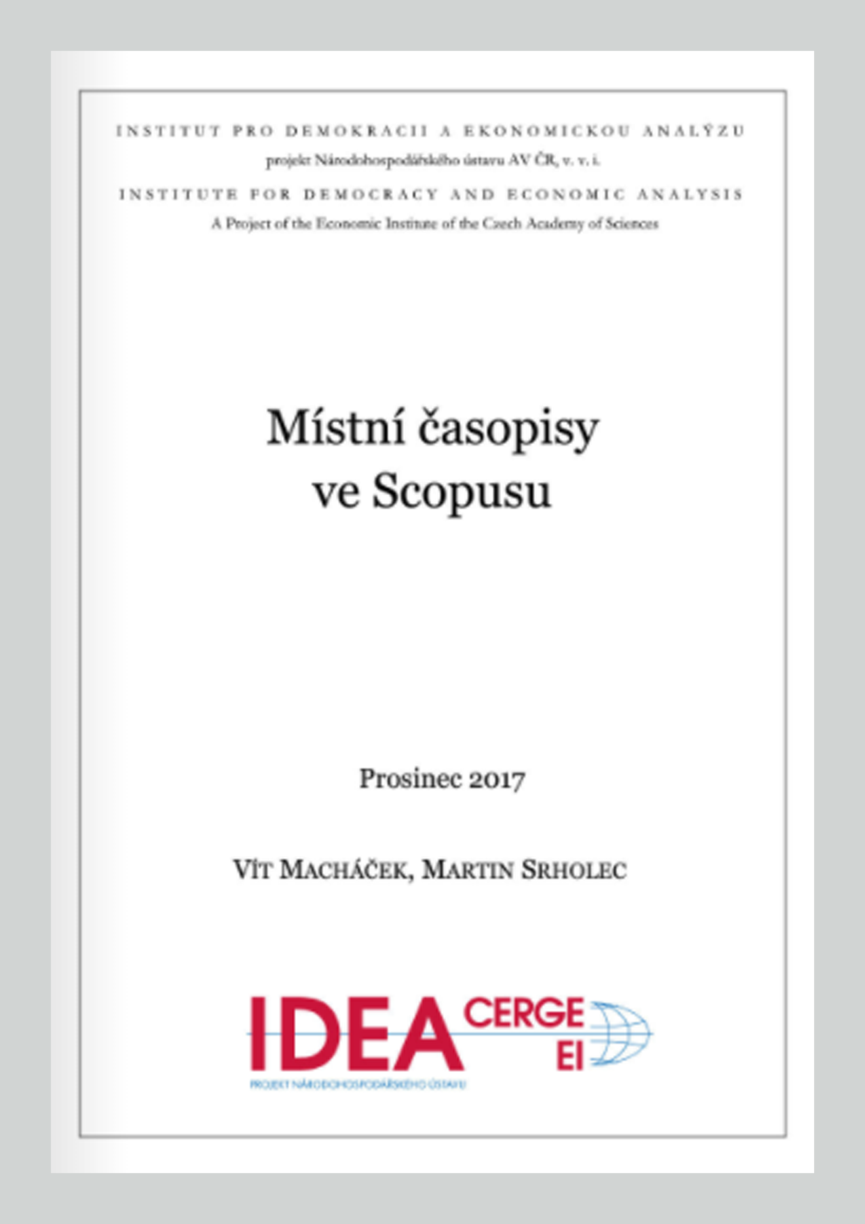 Místní časopisy ve Scopusu